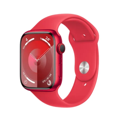 Apple Watch Series 9 Cellular Aluminium 45mm rot (Sportarmband rot) M/L