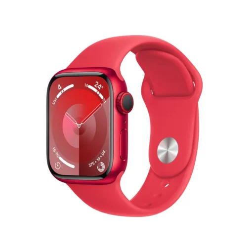 Apple Watch Series 9 Cellular Aluminium 45mm rot (Sportarmband rot) S/M