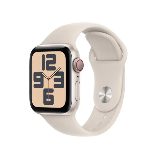 Apple Watch Series SE (2023) Cellular Aluminium 40mm polarstern (Sportarmband polarstern) M/L