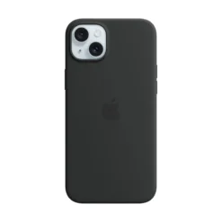 Apple Silicone Case für iPhone 15 Plus mit MagSafe black