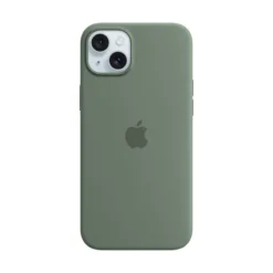 Apple Silicone Case für iPhone 15 Plus mit MagSafe cypress