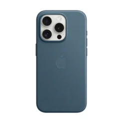 Apple FineWoven Case für iPhone 15 Pro mit MagSafe pacific blue