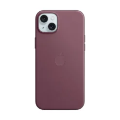 Apple FineWoven Case für iPhone 15 Plus mit MagSafe mulberry