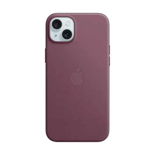 Apple FineWoven Case für iPhone 15 Plus mit MagSafe mulberry