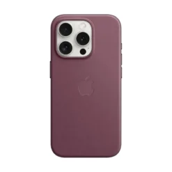 Apple FineWoven Case für iPhone 15 Pro mit MagSafe mulberry