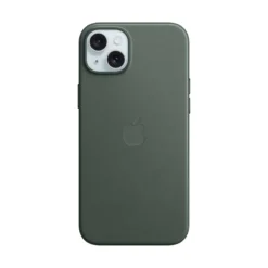 Apple FineWoven Case für iPhone 15 Plus mit MagSafe evergreen