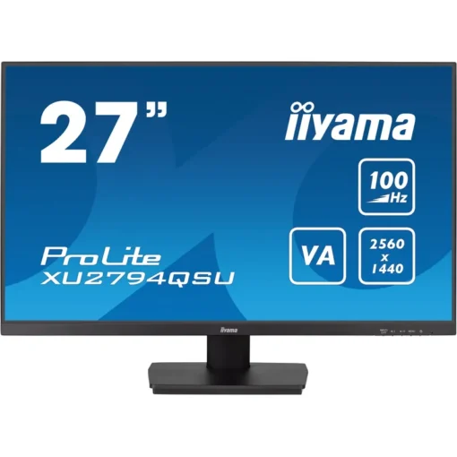 iiyama ProLite XU2794QSU-B6 68.5 cm (27") WQHD VA Office Monitor HDMI