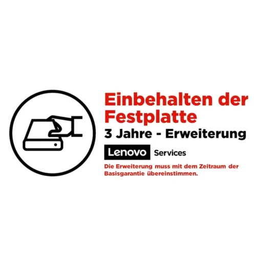 Lenovo 3 Jahre Einbehalten der Festplatte (Add On) 5PS0Q11763