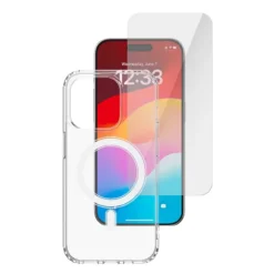 4Smarts 360° Protection Set für Apple iPhone 15 Pro Transparent