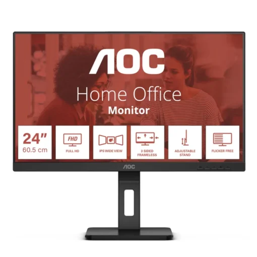 AOC 24E3QAF 61cm (24") FHD IPS Office Monitor 16:9 HDMI/DP/VGA/USB 75Hz 4ms Sync