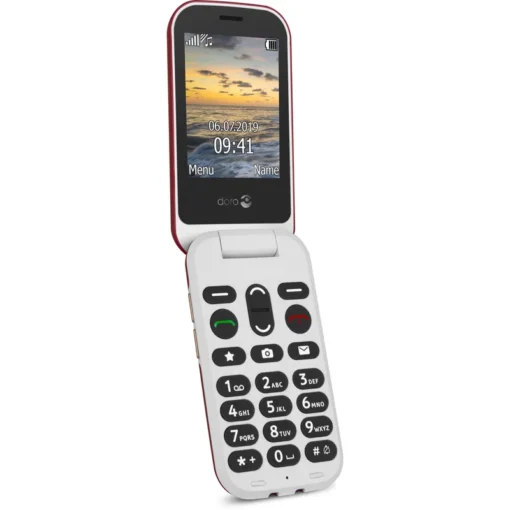 Doro 6060 Mobiltelefon rot