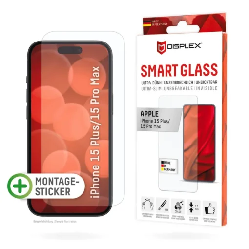 DISPLEX Smart Glass iPhone 15 Plus/15 Pro Max