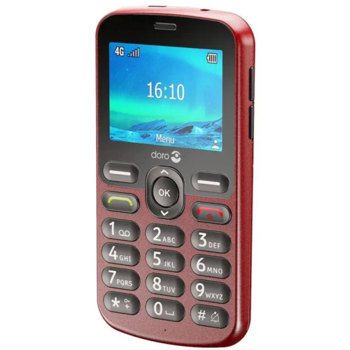 Doro 1880 Mobiltelefon rot